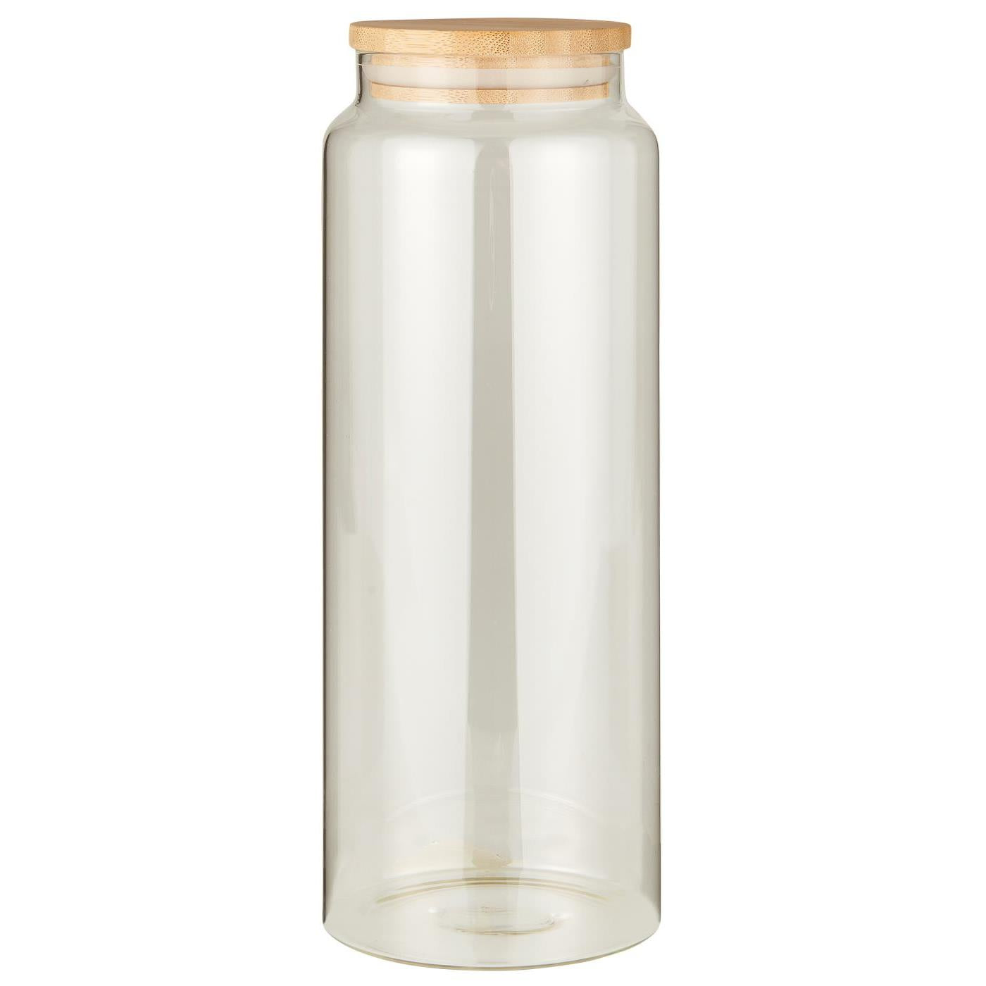 Jars - bamboo lid - Transparent