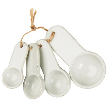 Set of 4 measuring spoons - Porcelain