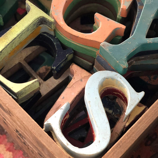 Iron Letters - Uppercase