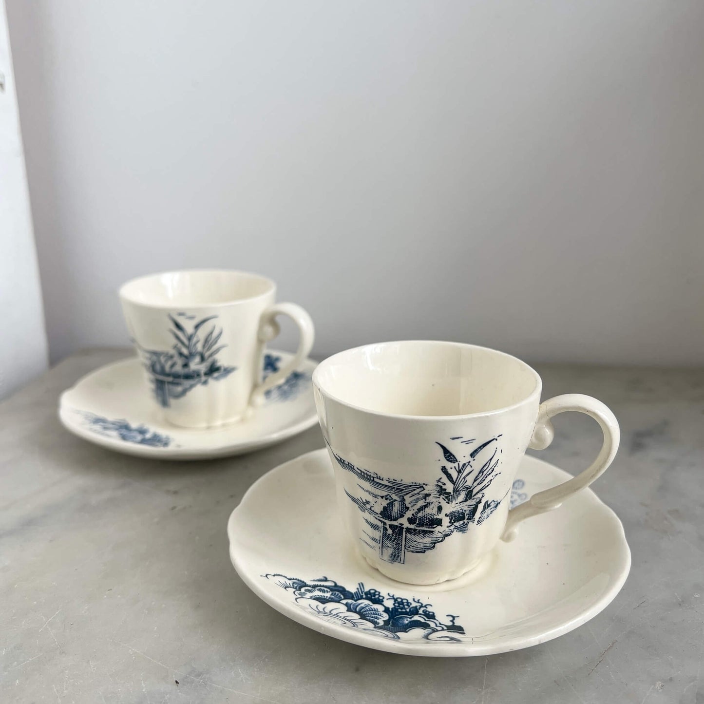 Pair of coffee cups - Laveno Since 1856 - Vintage