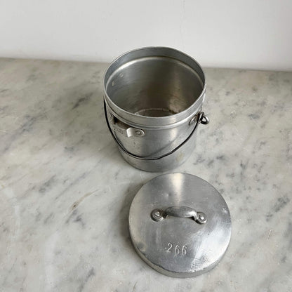 Aluminum Jars - with handle - Vintage