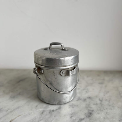 Aluminum Jars - with handle - Vintage