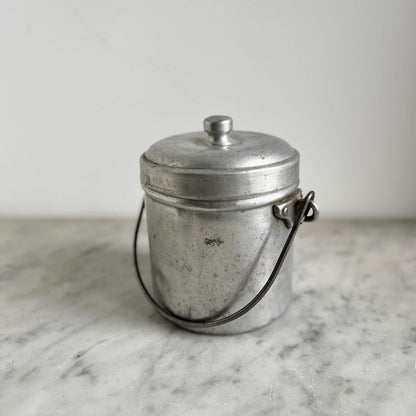 Aluminum Jars - with handle - Vintage