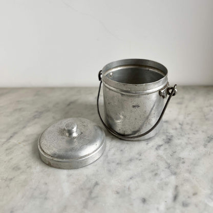 Aluminum Jars - with handle - Vintage