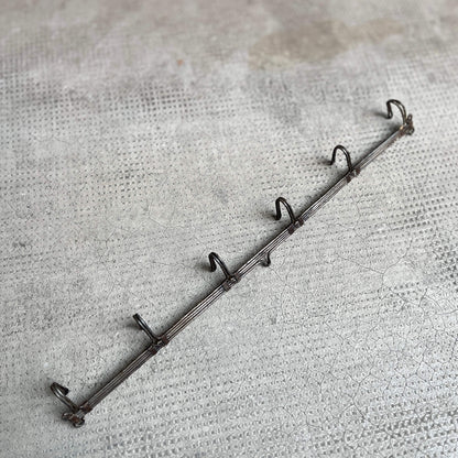 6 Hook Hanger - Iron - Vintage