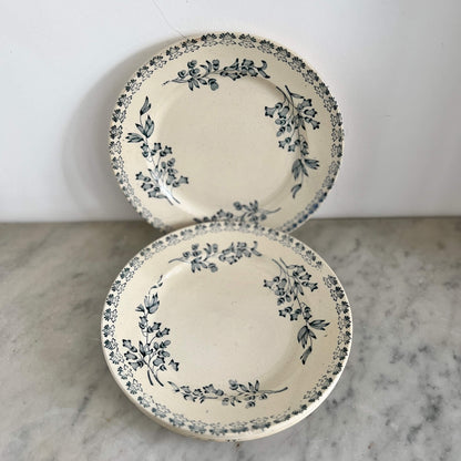 Set of 4 Flat Plates - Terre de fer - Vintage