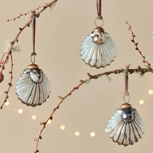 Shell - Gold & Cream - Christmas Decorations