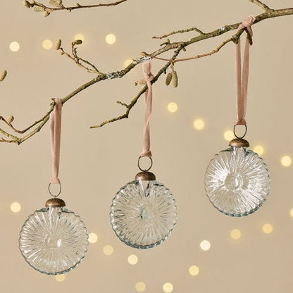 Round Shell - Transparent - Christmas Decorations