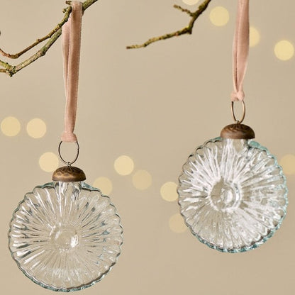 Round Shell - Transparent - Christmas Decorations